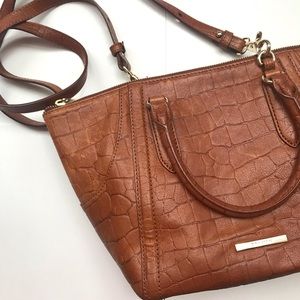 Brahmin Beautiful Cognac Vegan Leather Handbag